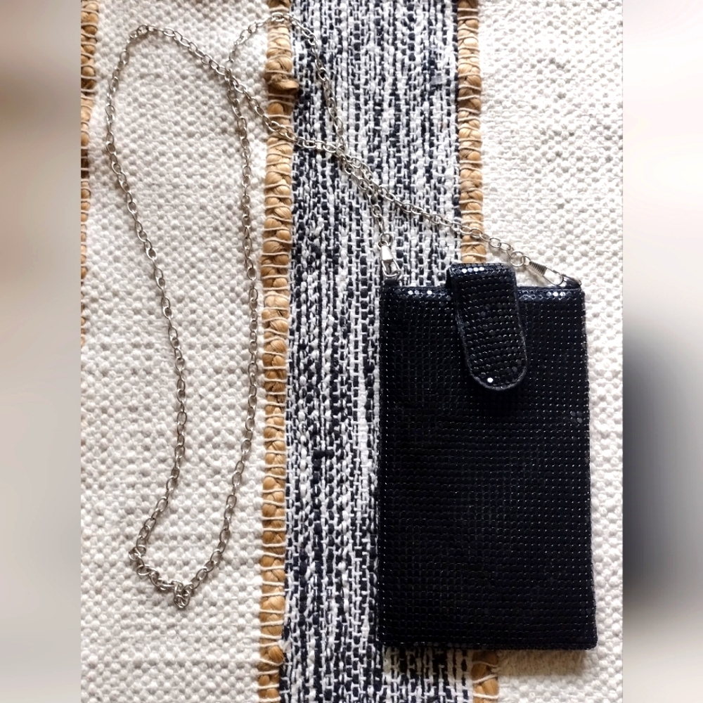 Elegant Black Chain Wallet